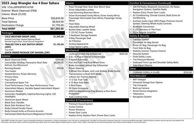 Used 2023 Jeep Wrangler Unlimited Sahara w/ Cold Weather Group image 50