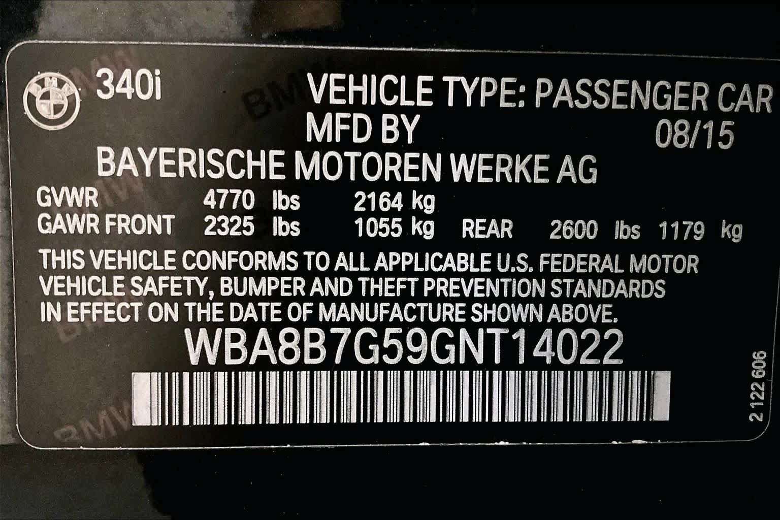 Used 2016 BMW 340i xDrive Sedan AWD/4WD image 33