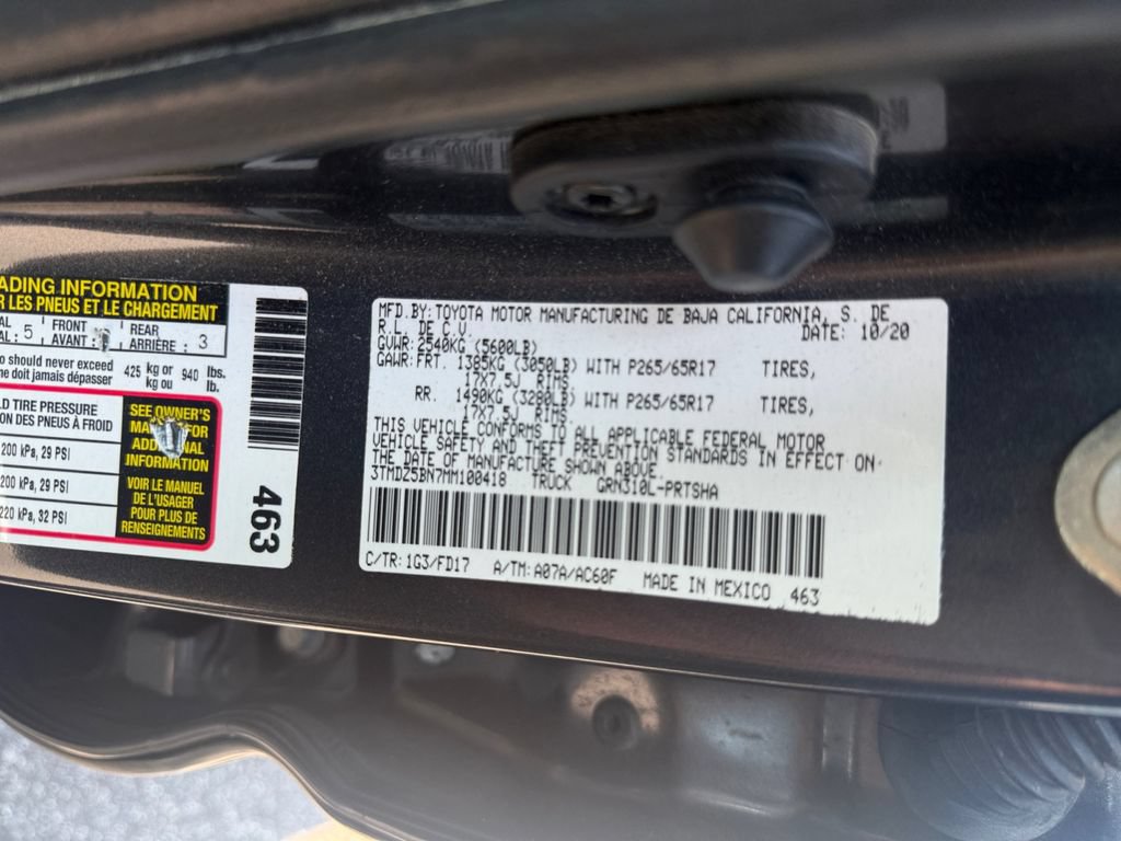 Used 2021 Toyota Tacoma TRD Sport AWD/4WD image 27