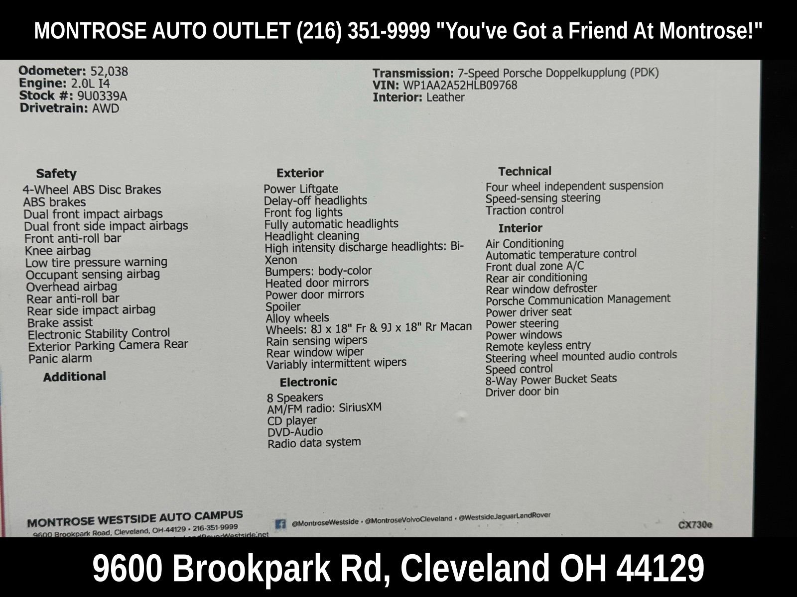 Used 2017 Porsche Macan image 63