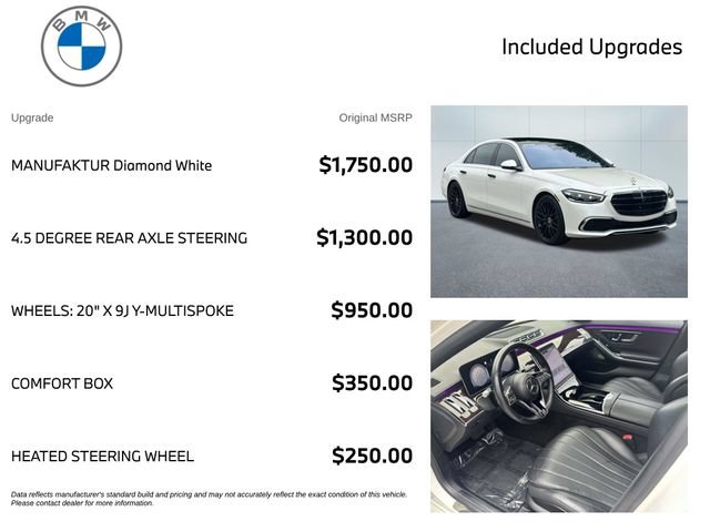 Used 2022 Mercedes-Benz S 580 4MATIC Sedan image 3