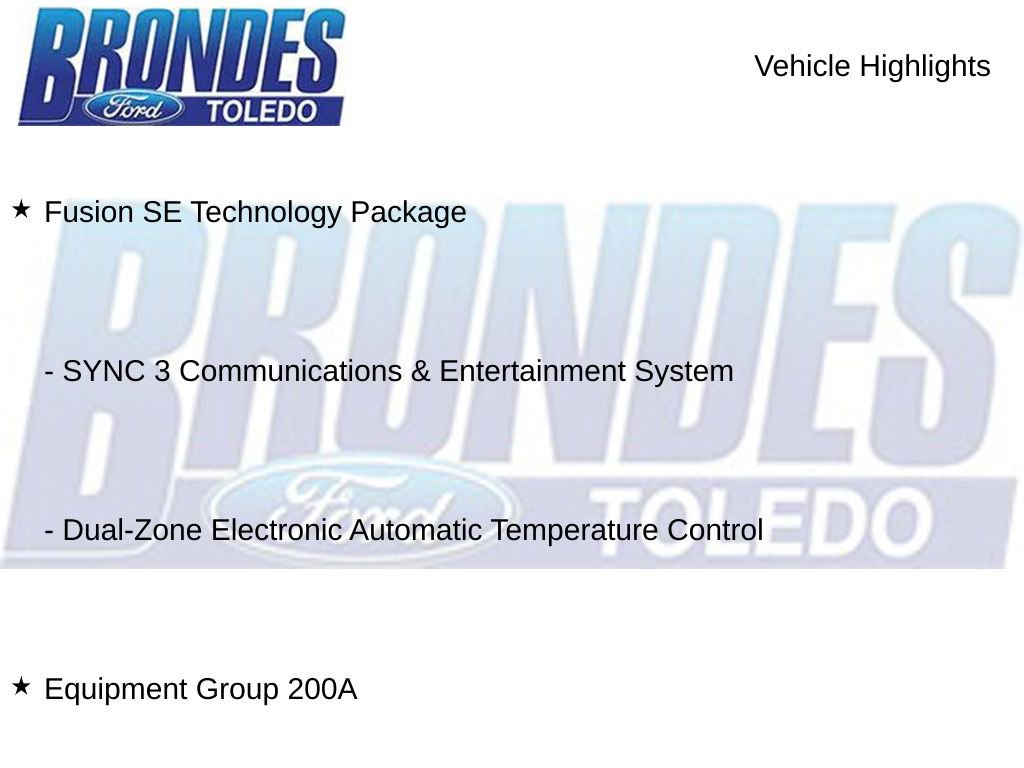 Used 2017 Ford Fusion SE w/ Fusion SE Technology Package FWD image 5