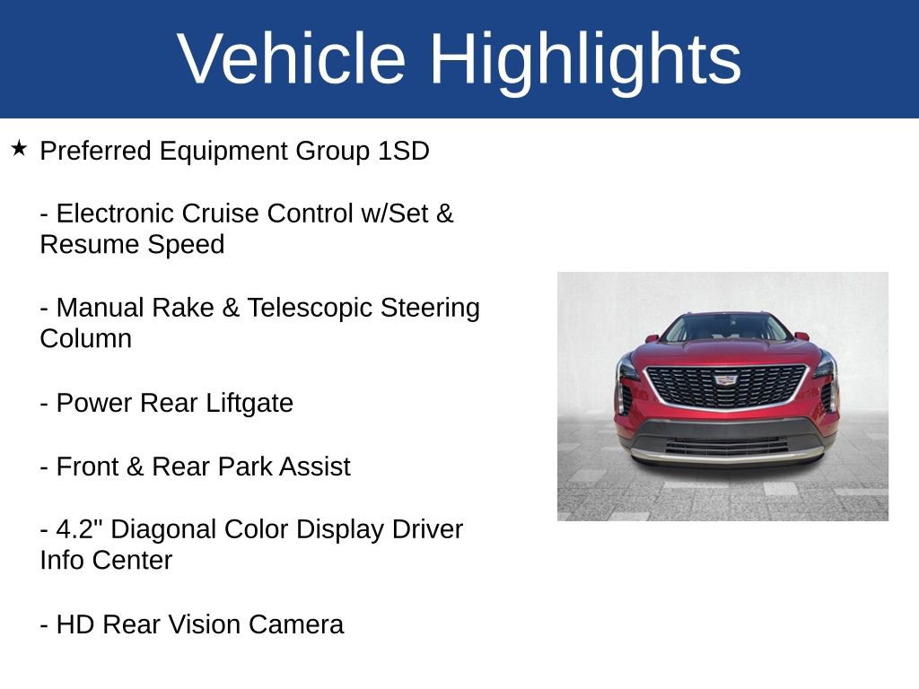 Used 2019 Cadillac XT4 Premium Luxury w/ Driver Awareness Package image 4