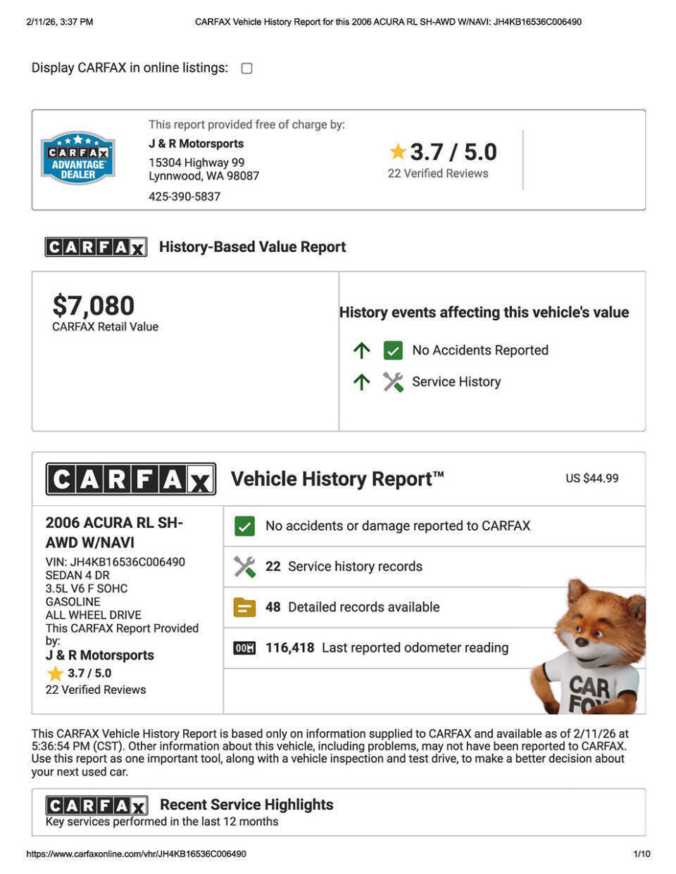 Used 2006 Acura RL image 28