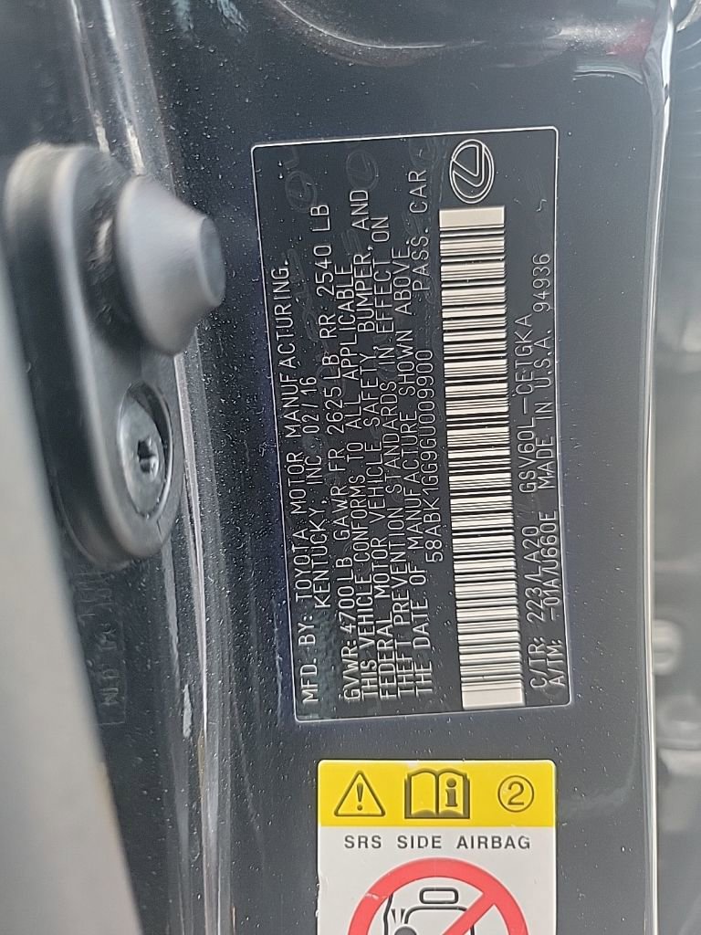 Used 2016 Lexus ES 350 w/ Accessory Package 2 image 7