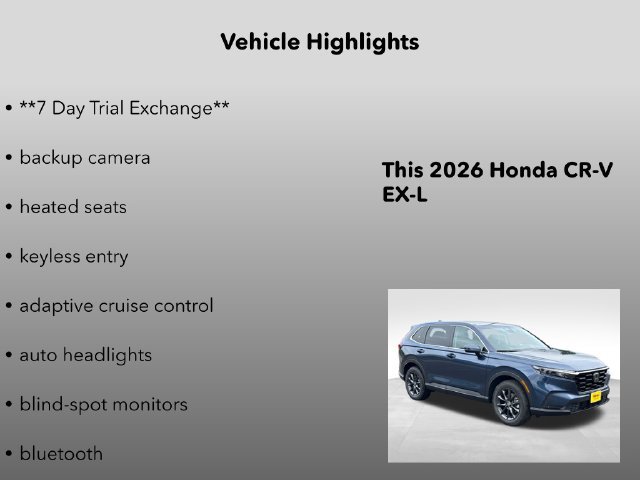 New 2026 Honda CR-V EX-L image 5