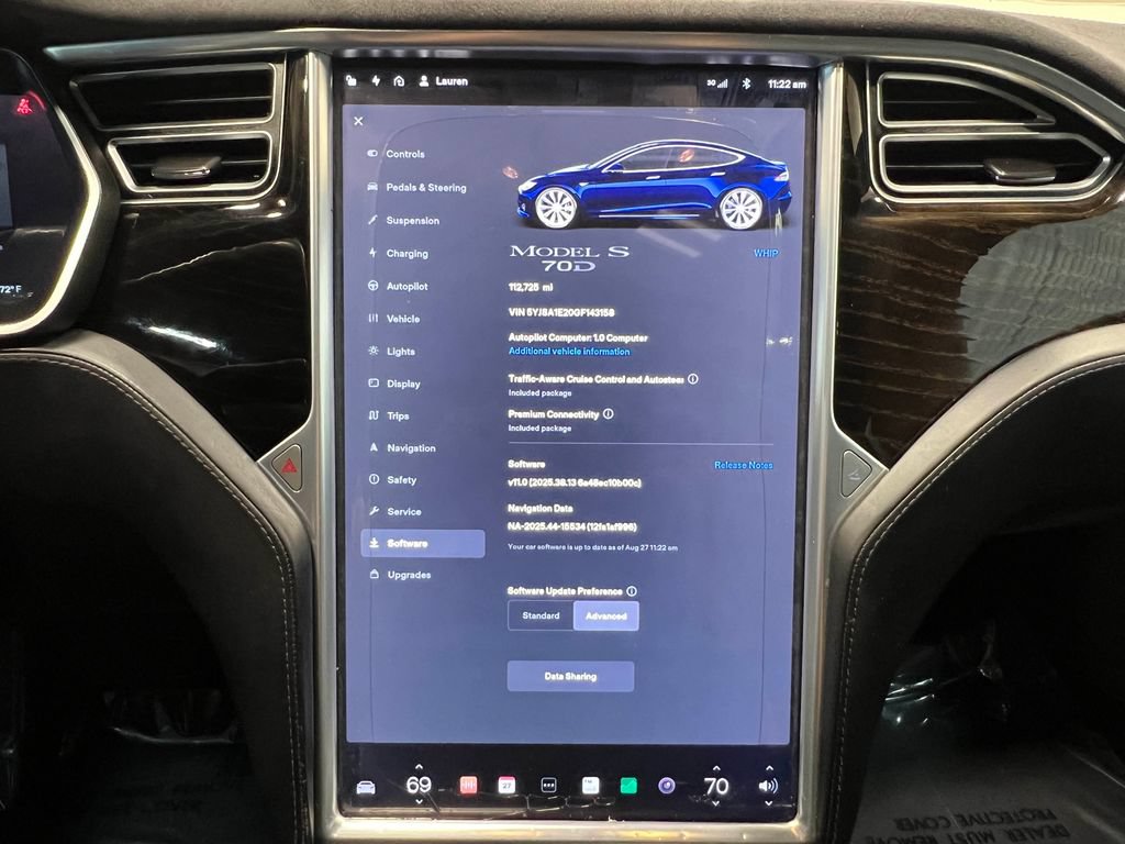 Used 2016 Tesla Model S 70D AWD/4WD image 24