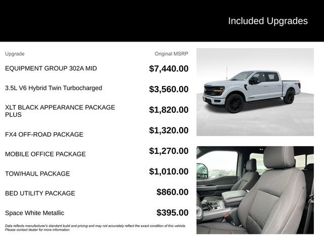 New 2025 Ford F150 XLT w/ Equipment Group 302A MID image 5