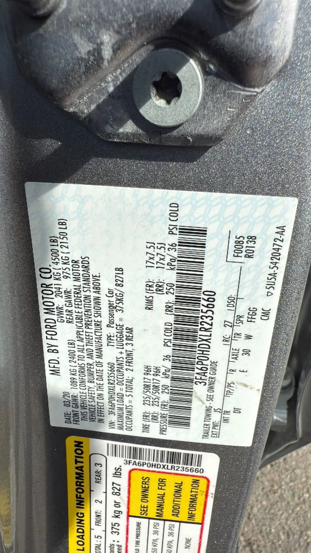 Used 2020 Ford Fusion SE image 31