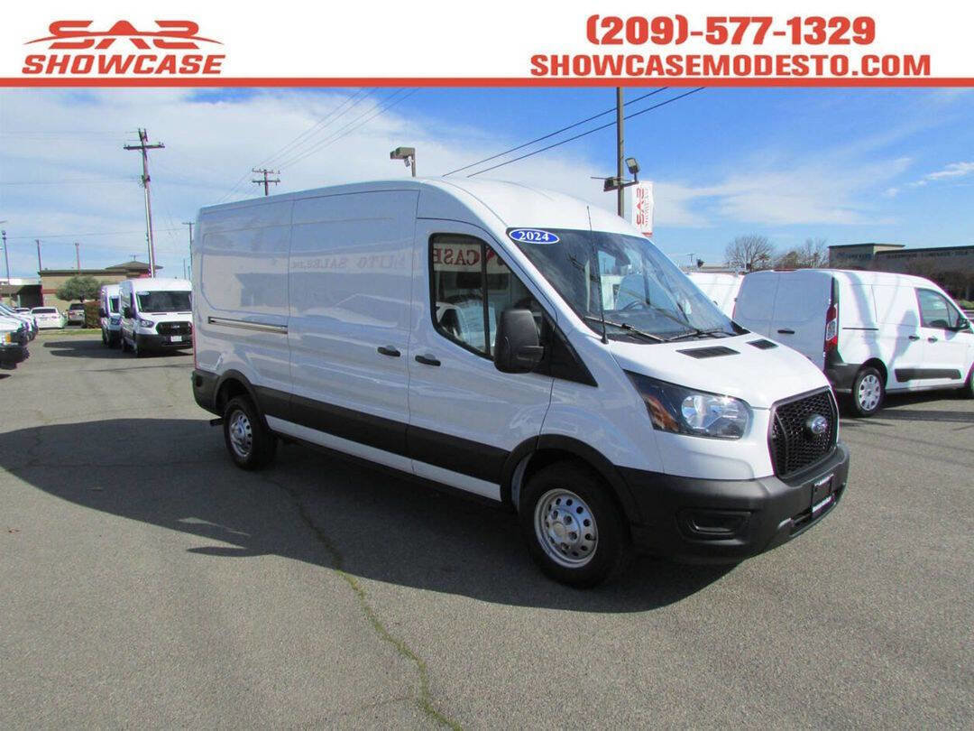 Used 2024 Ford Transit 250 148 Medium Roof Extended AWD w/ Load Area Protection Package image 1