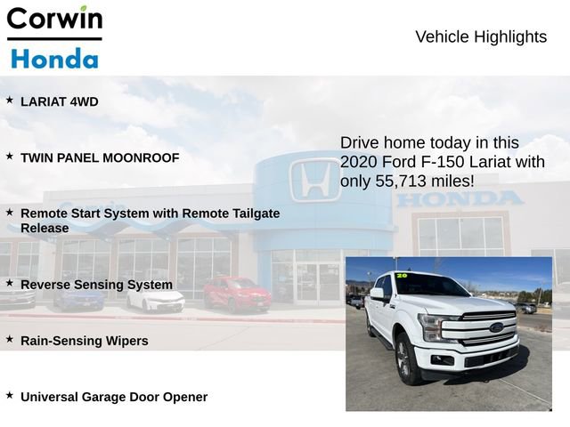 Used 2020 Ford F150 Lariat w/ Equipment Group 502A Luxury image 7