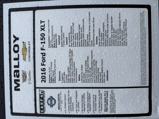 Used 2016 Ford F150 XLT w/ Equipment Group 301A Mid image 25