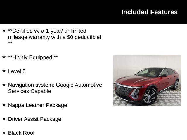Used 2024 Cadillac Lyriq Luxury w/ Nappa Leather Package AWD/4WD image 4