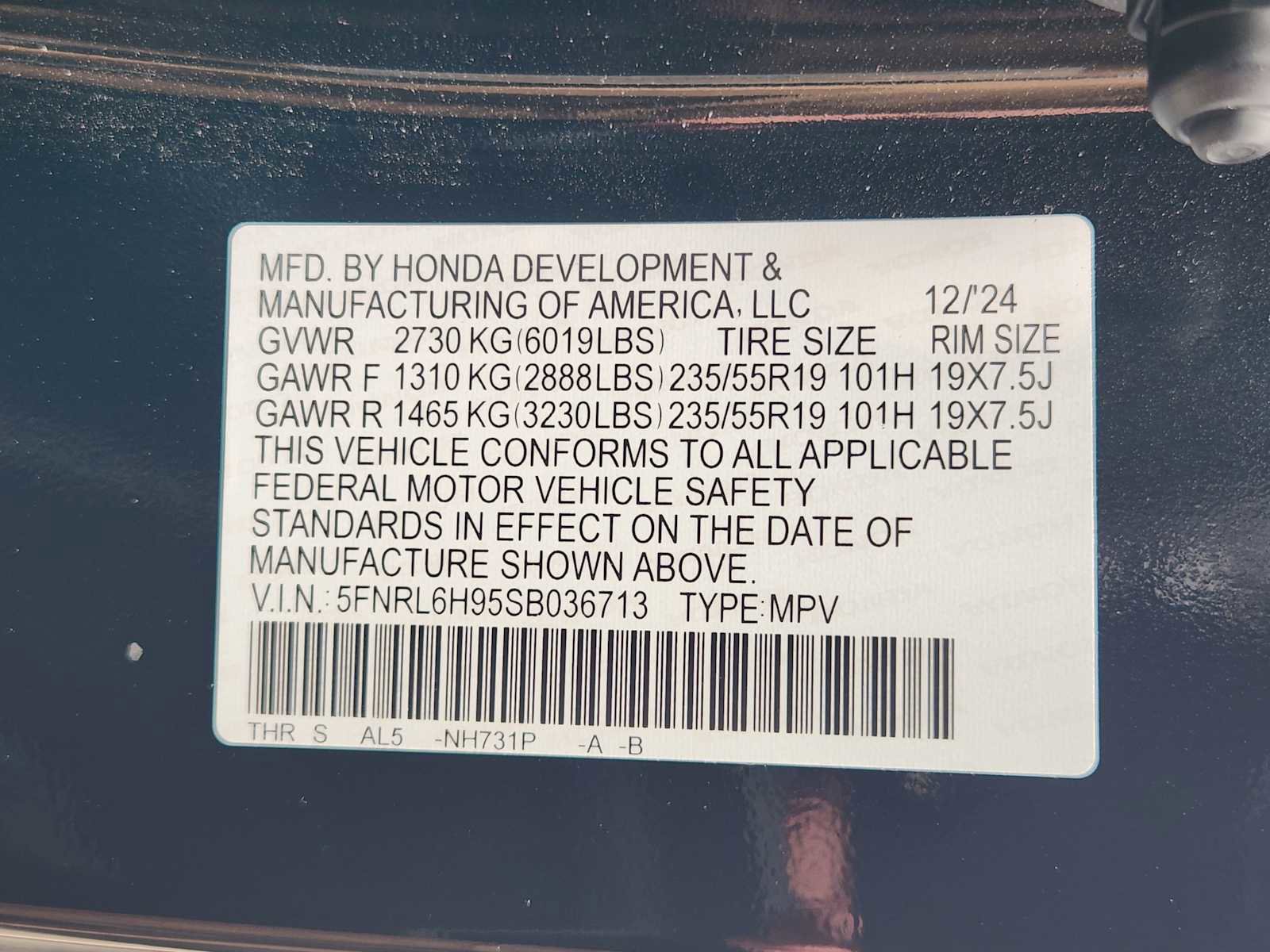 Used 2025 Honda Odyssey Elite image 35