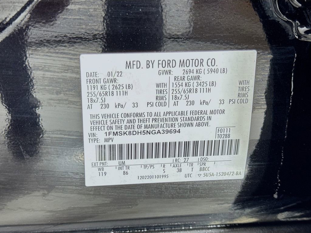 Used 2022 Ford Explorer XLT image 33