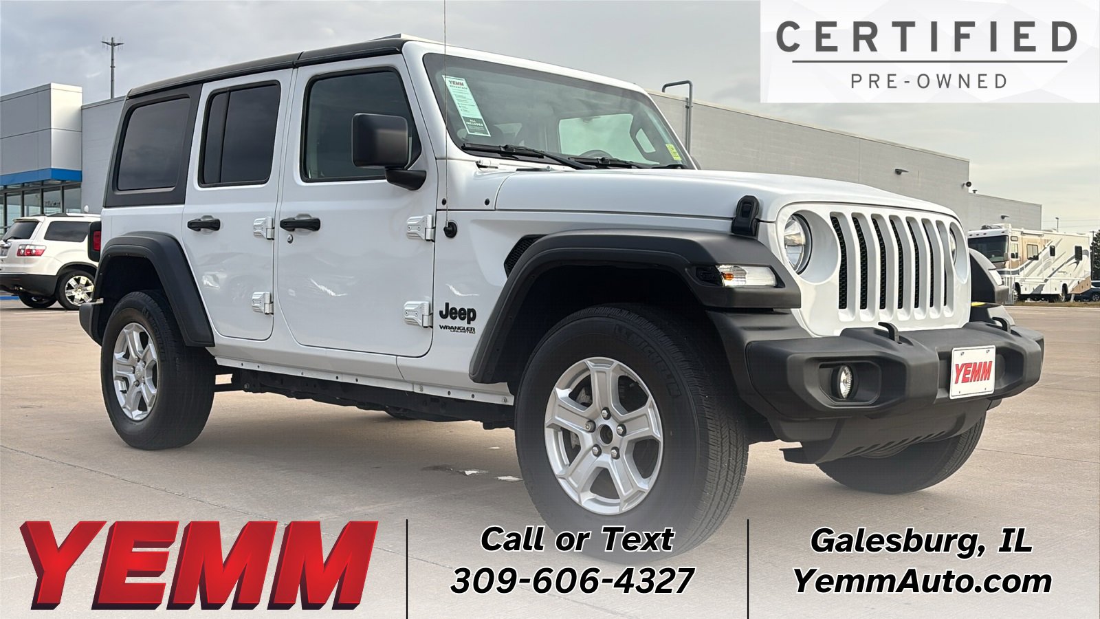 Used 2022 Jeep Wrangler Unlimited Sport image 1