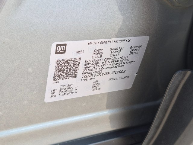 Used 2023 Chevrolet Traverse RS w/ LPO, Floor Liner Package AWD/4WD image 37