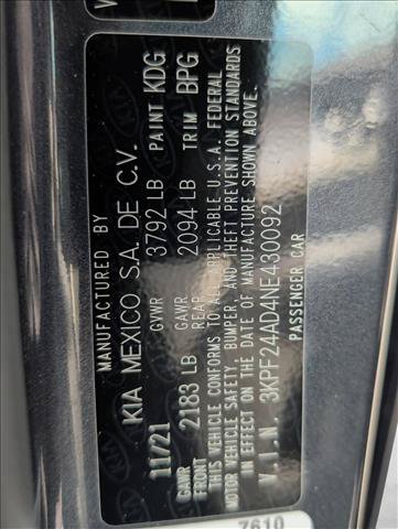 Used 2022 Kia Forte LXS FWD image 26