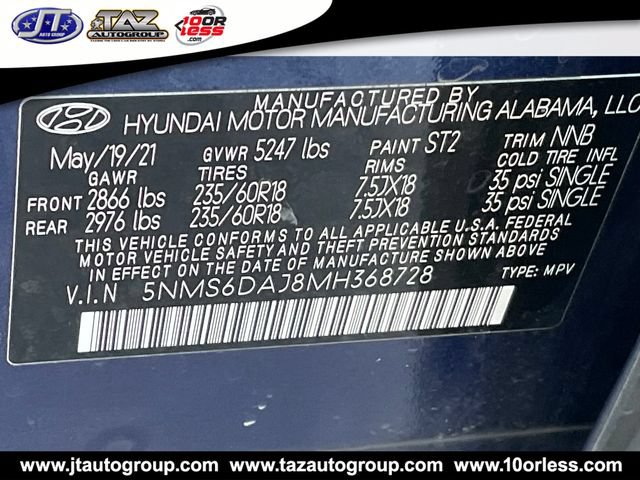 Used 2021 Hyundai Santa Fe SEL w/ Convenience Package AWD/4WD image 20