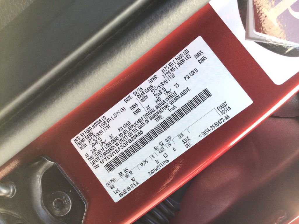 Used 2016 Ford F150 King Ranch w/ Equipment Group 601A Luxury image 35