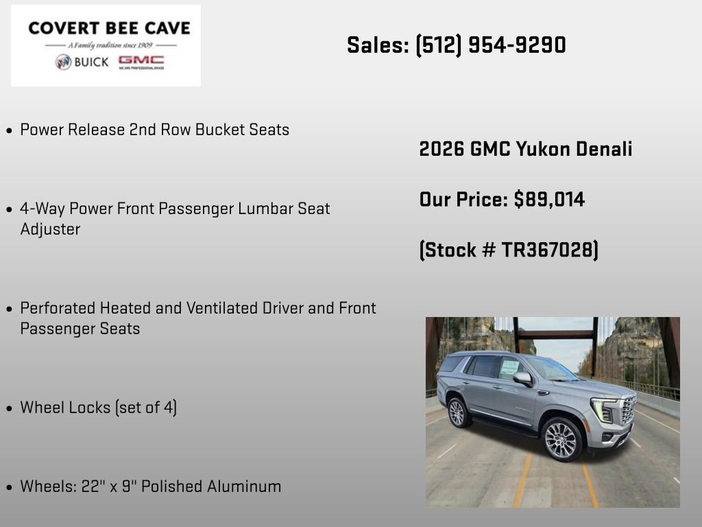 New 2026 GMC Yukon Denali AWD/4WD image 24