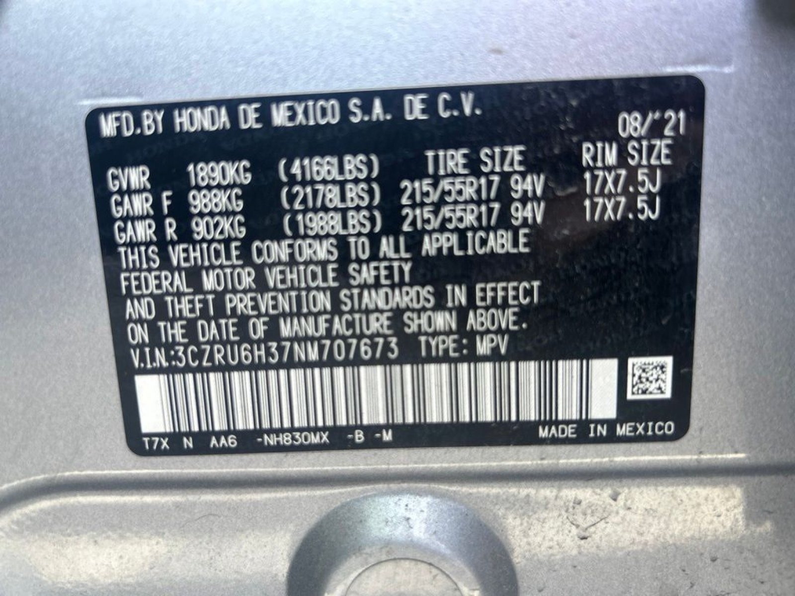 Used 2022 Honda HR-V LX image 16