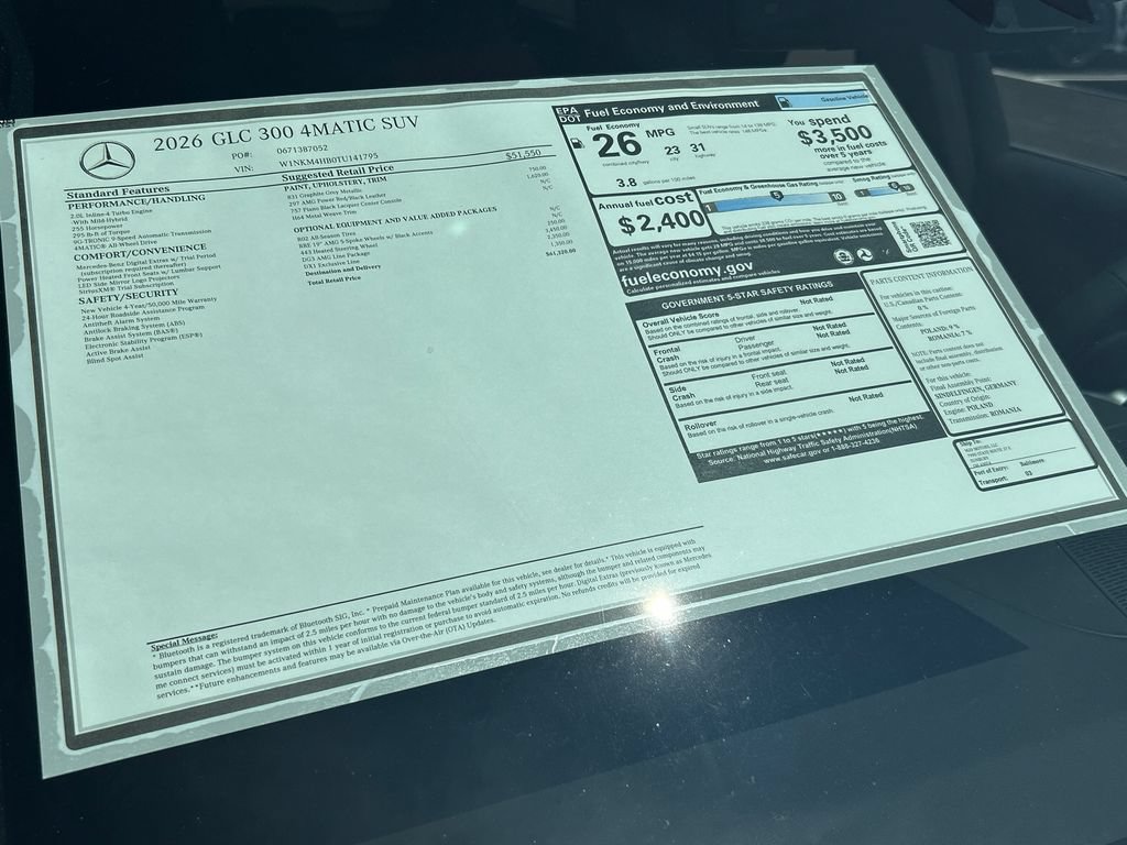 New 2026 Mercedes-Benz GLC 300 4MATIC image 35