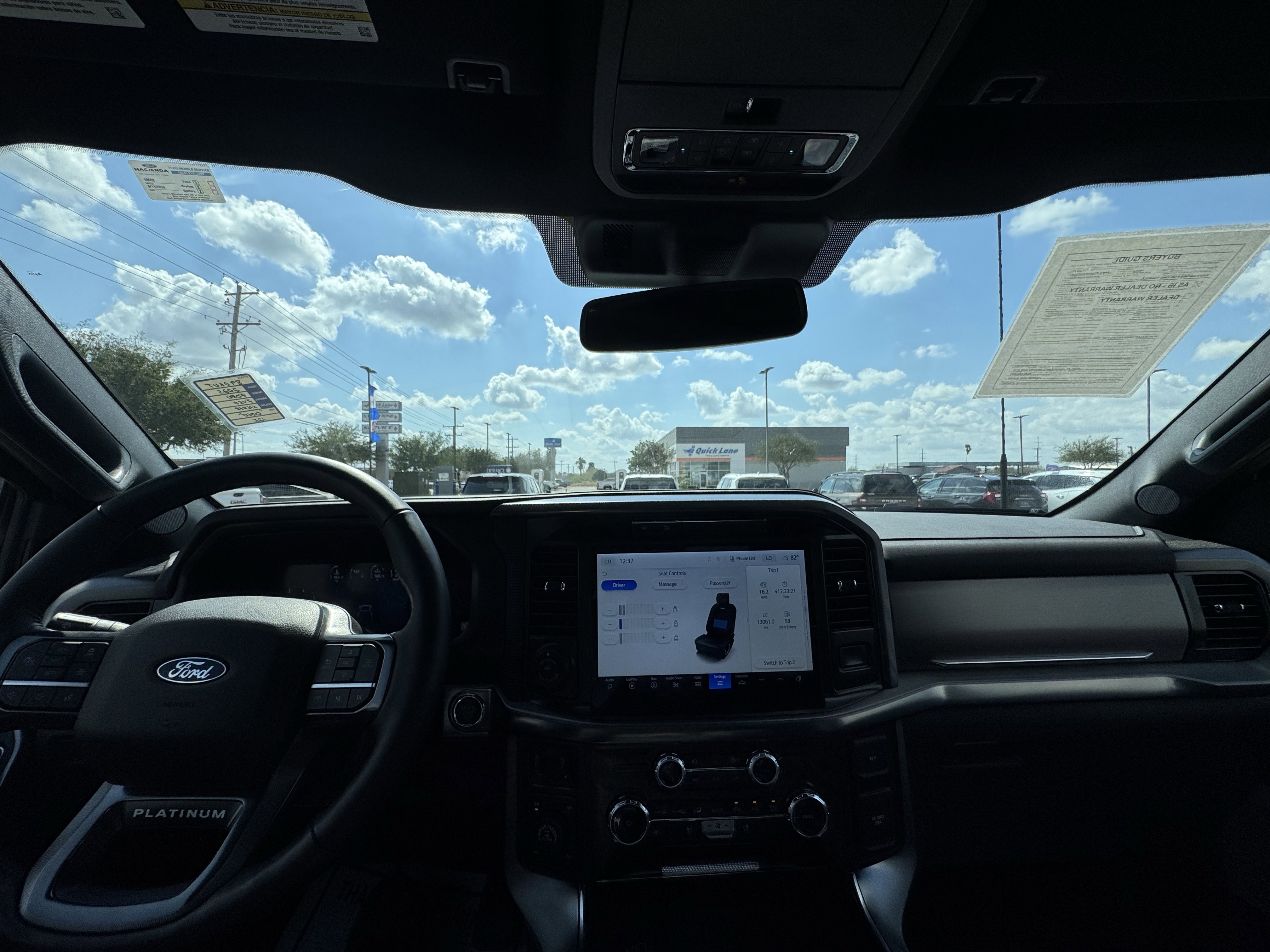 Certified 2025 Ford F150 Platinum w/ Equipment Group 702A High image 19