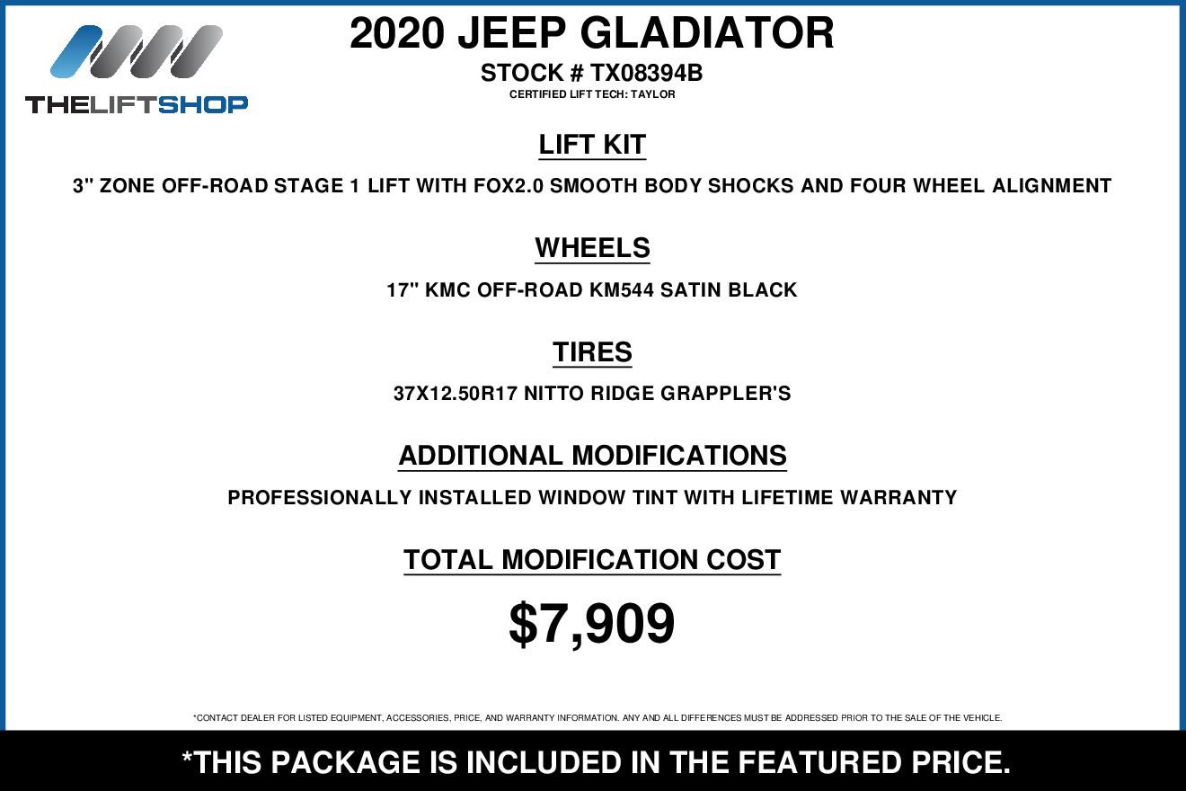 Used 2020 Jeep Gladiator Sport w/ Quick Order Package 24S AWD/4WD video 2