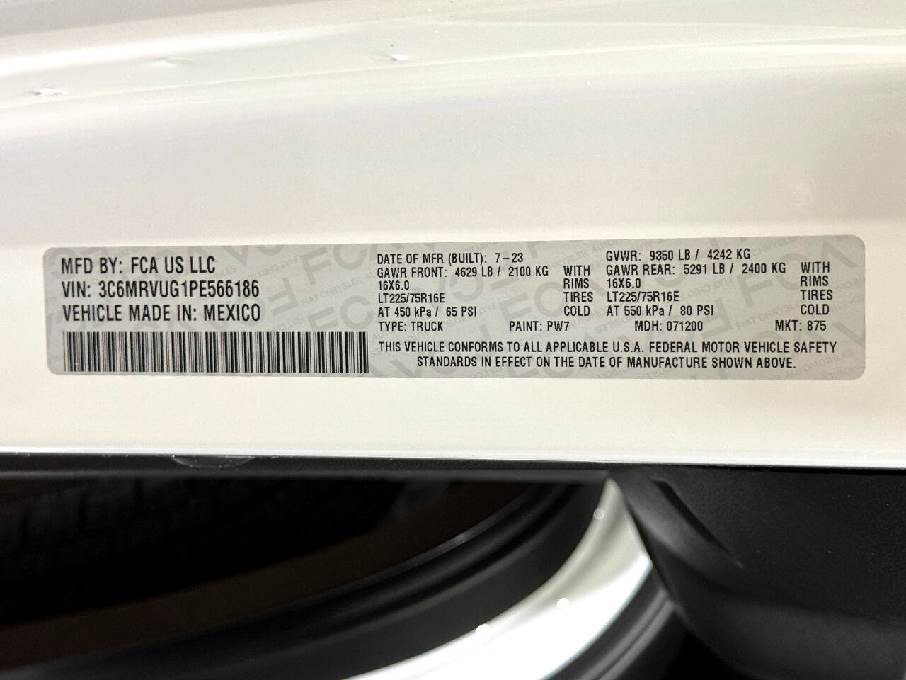 Used 2023 RAM ProMaster 3500 w/ Safety Group image 32