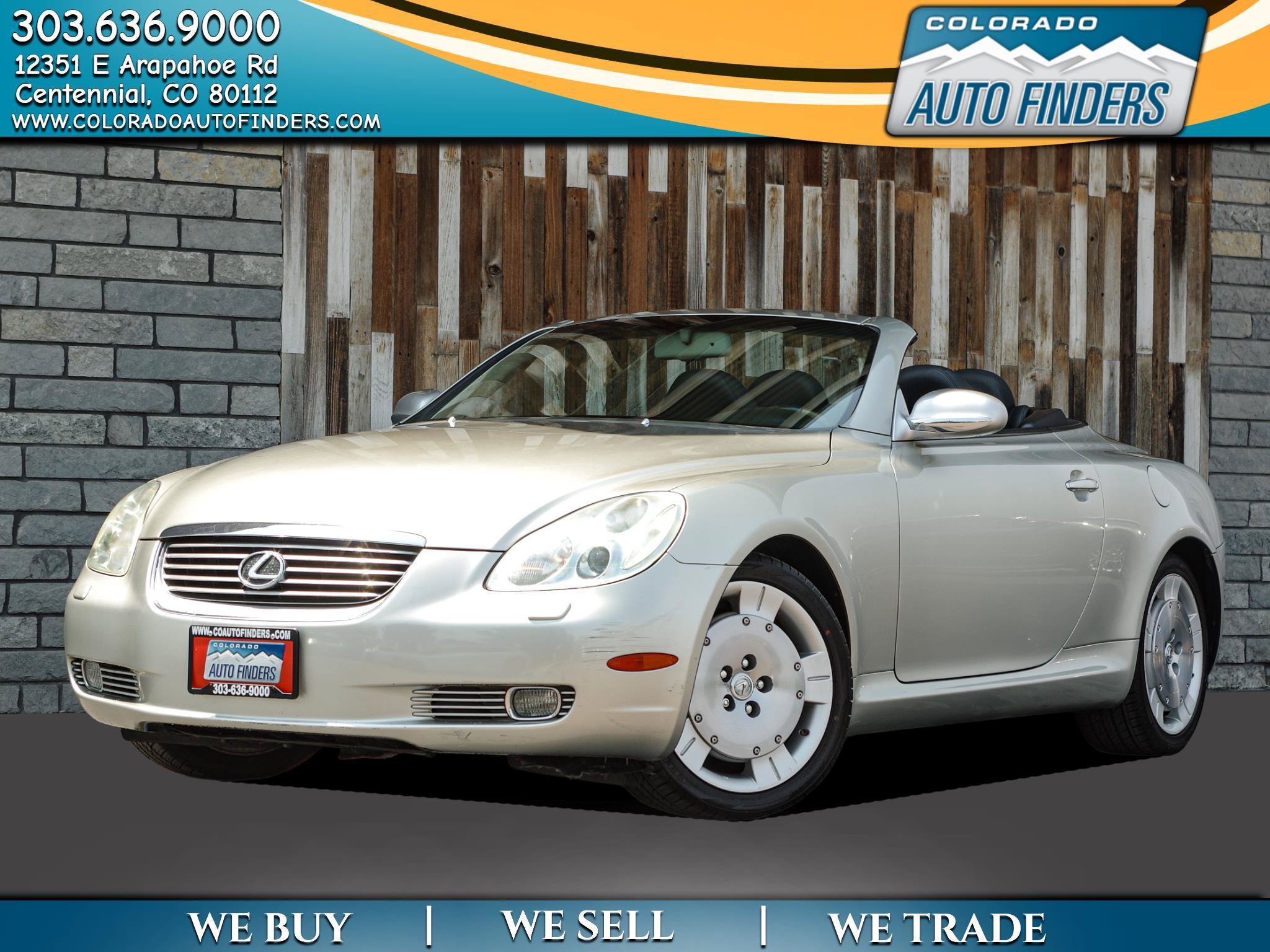 Used 2002 Lexus SC 430 Convertible