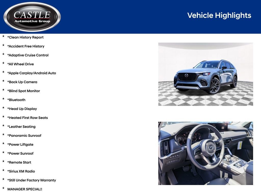 Used 2025 MAZDA CX-70 Plug-In Hybrid w/ Premium Pkg AWD/4WD image 5