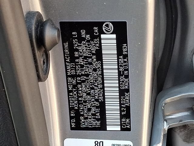 Certified 2024 Lexus ES 350 w/ Premium Package FWD image 27