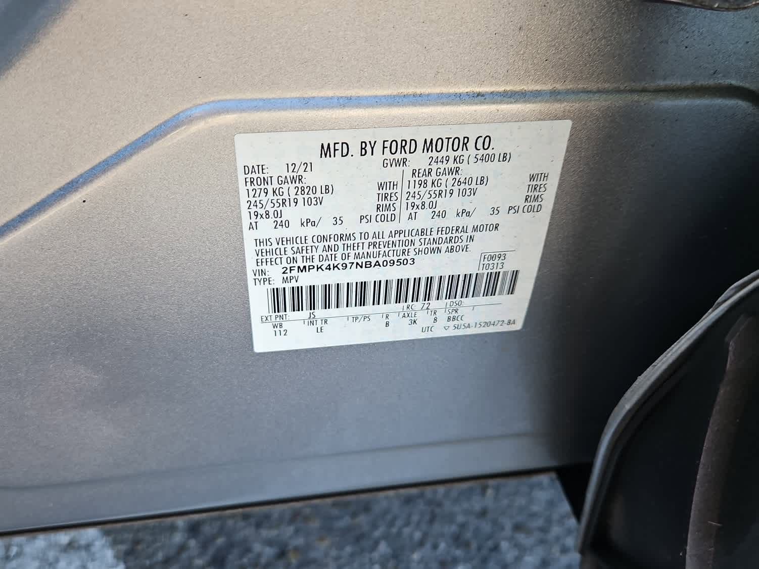 Used 2022 Ford Edge Titanium AWD/4WD image 21