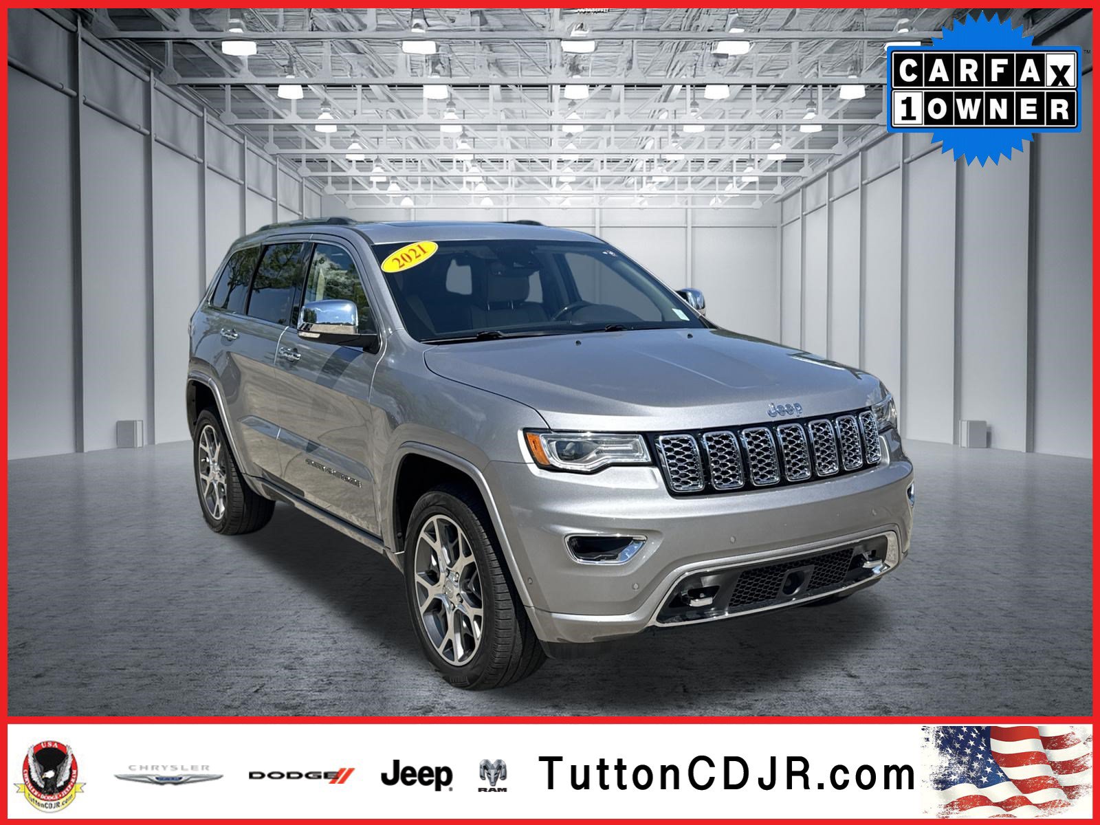 Used 2021 Jeep Grand Cherokee Overland w/ Trailer Tow Group IV RWD image 1