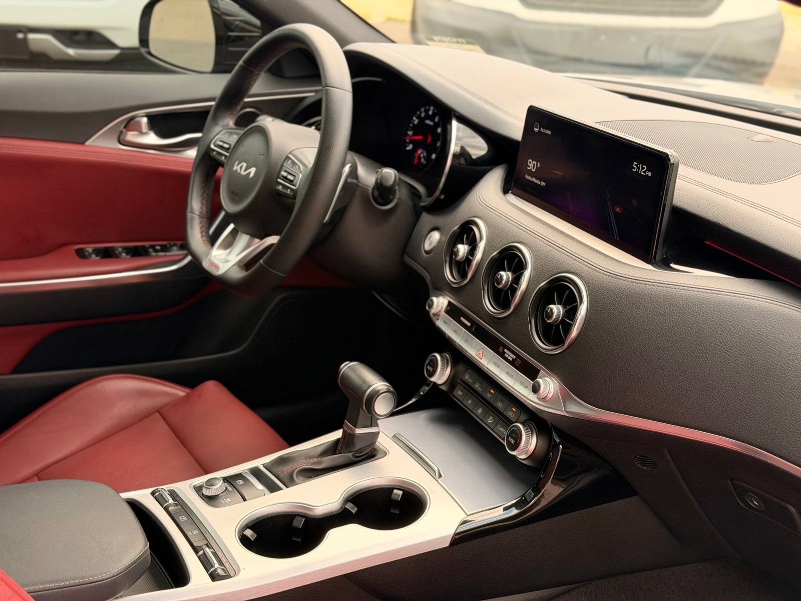 Used 2022 Kia Stinger GT1 w/ Red Interior Color Package RWD image 31