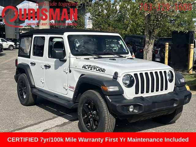 Certified 2021 Jeep Wrangler Unlimited Sport AWD/4WD video 1