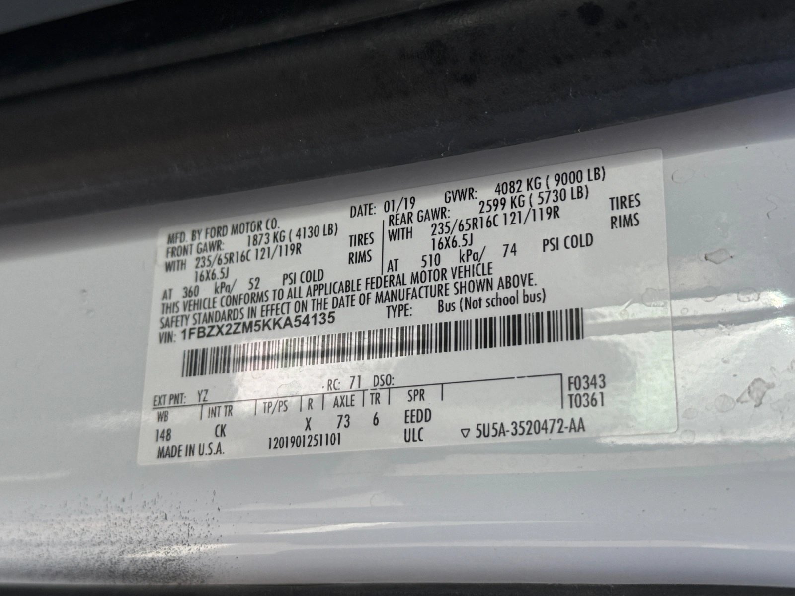 Used 2019 Ford Transit 350 XLT RWD image 13