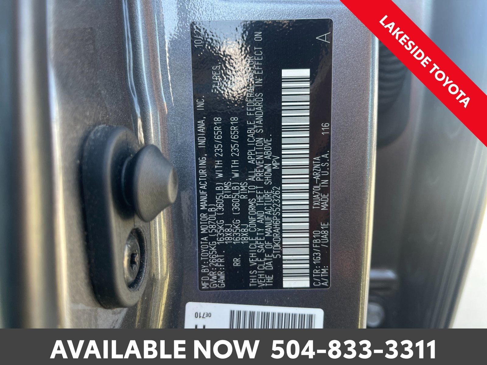 Used 2023 Toyota Highlander LE image 38