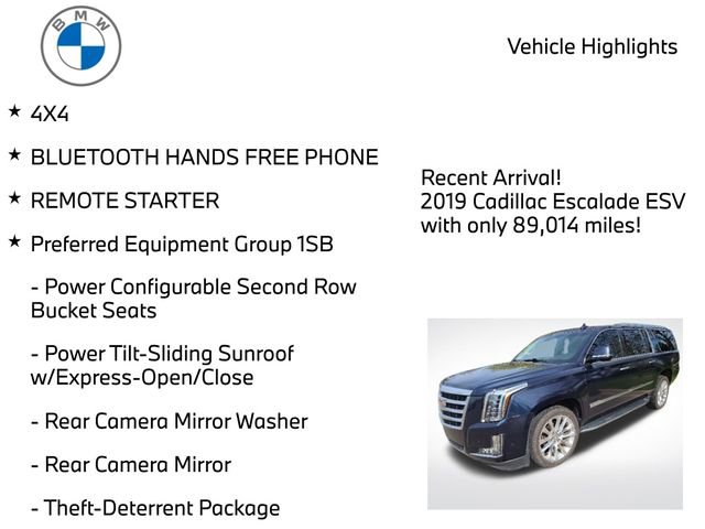 Used 2019 Cadillac Escalade ESV Luxury AWD/4WD image 4