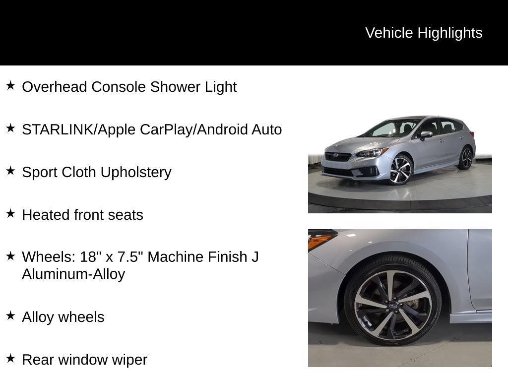 Used 2022 Subaru Impreza 2.0i Sport AWD/4WD image 25