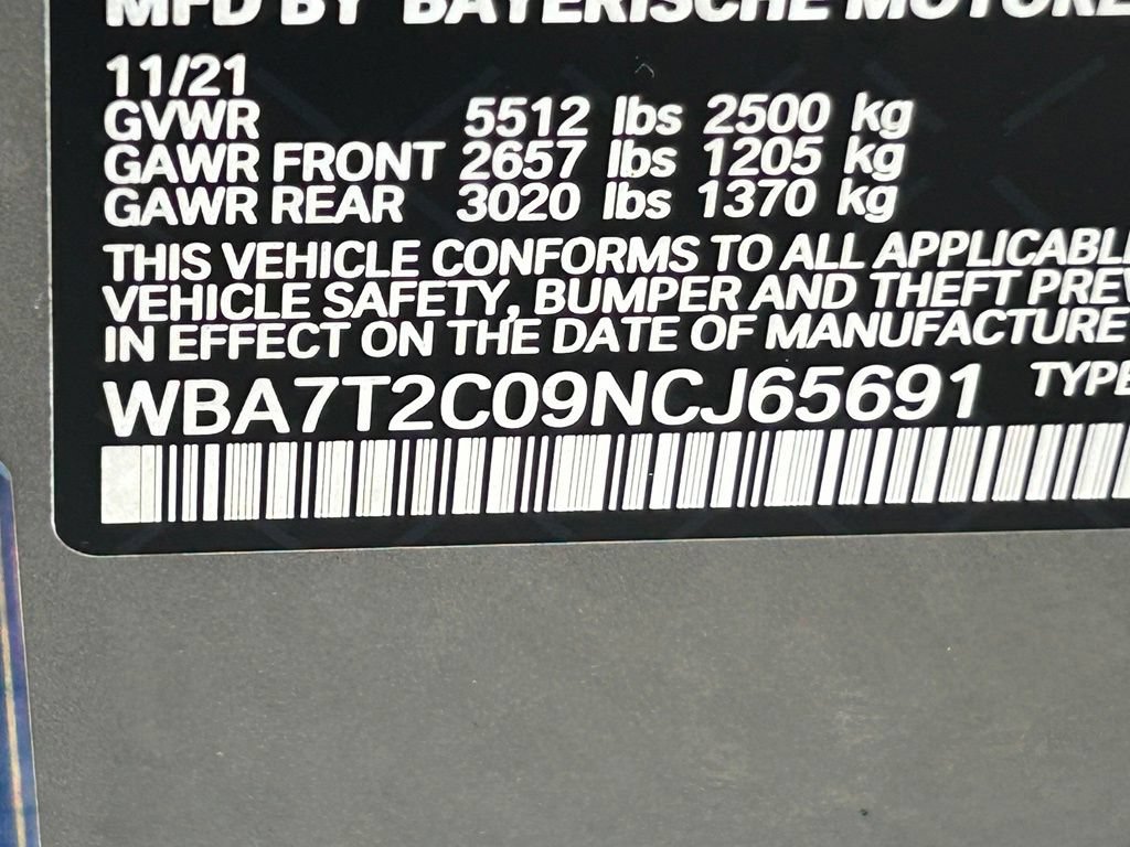 Used 2022 BMW 740i w/ M Sport Package RWD image 44
