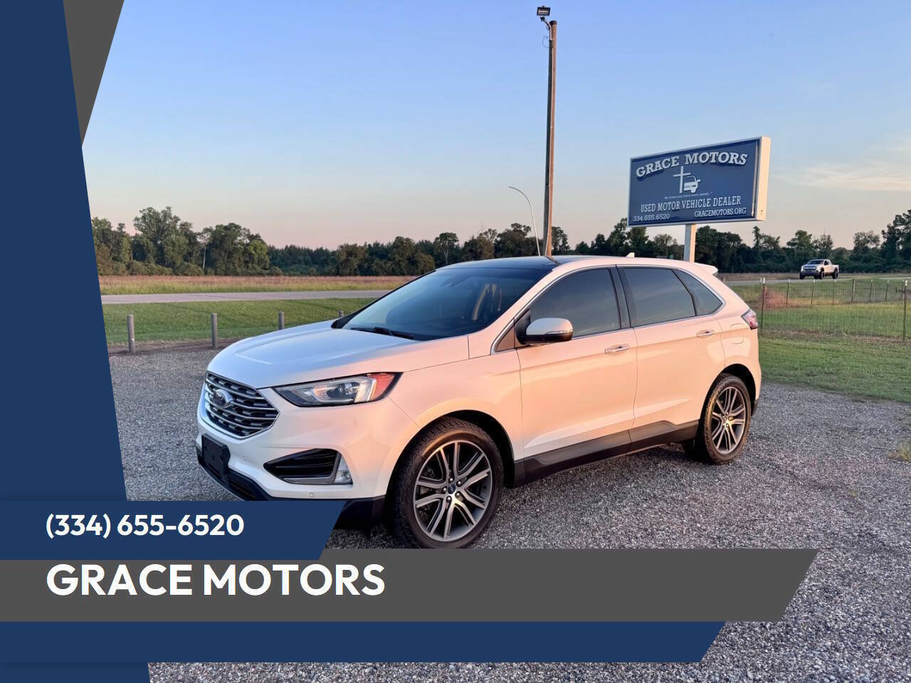 Used 2020 Ford Edge Titanium w/ Class II Trailer Tow Package AWD/4WD image 1