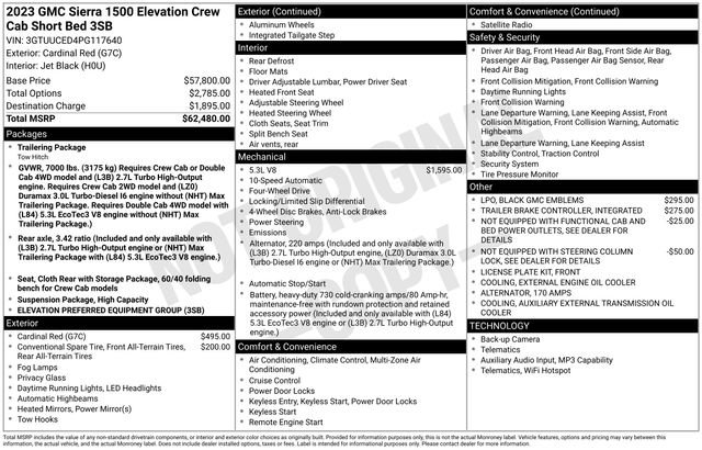 Certified 2023 GMC Sierra 1500 Elevation AWD/4WD image 42