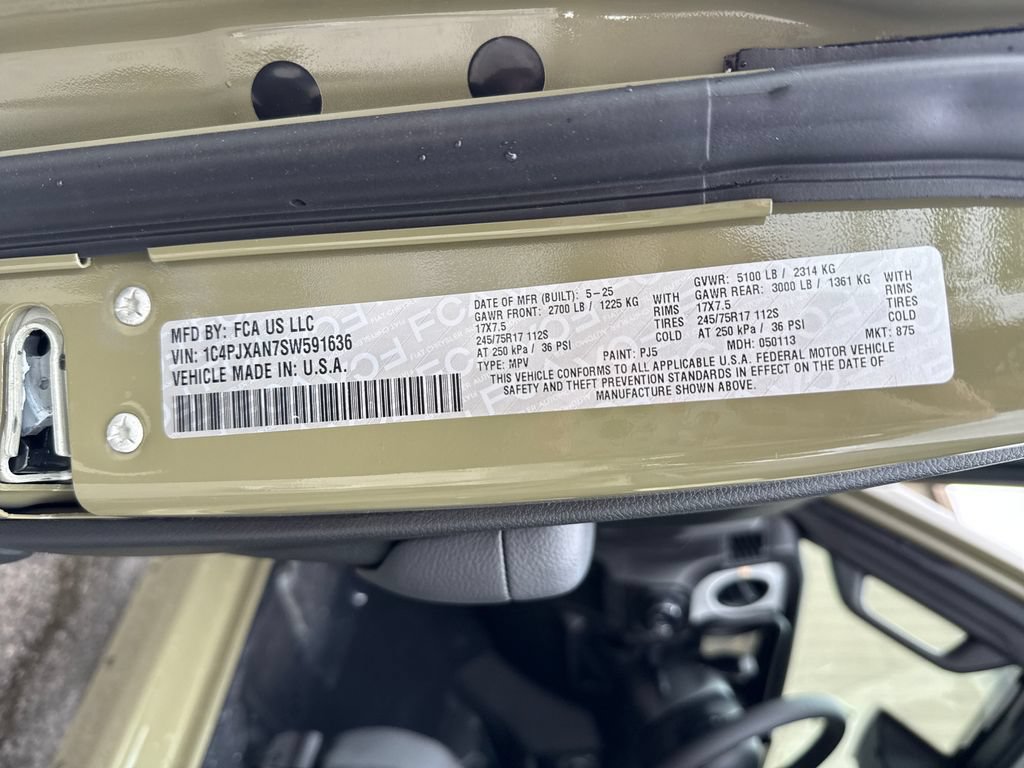 New 2025 Jeep Wrangler Sport AWD/4WD image 30