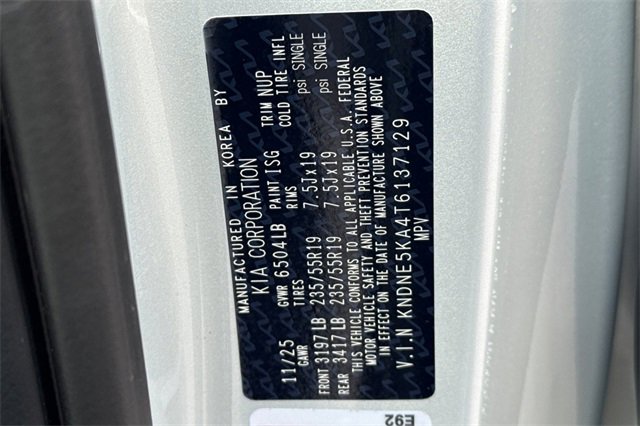 New 2026 Kia Carnival SX w/ SX Dark Edition Package image 37