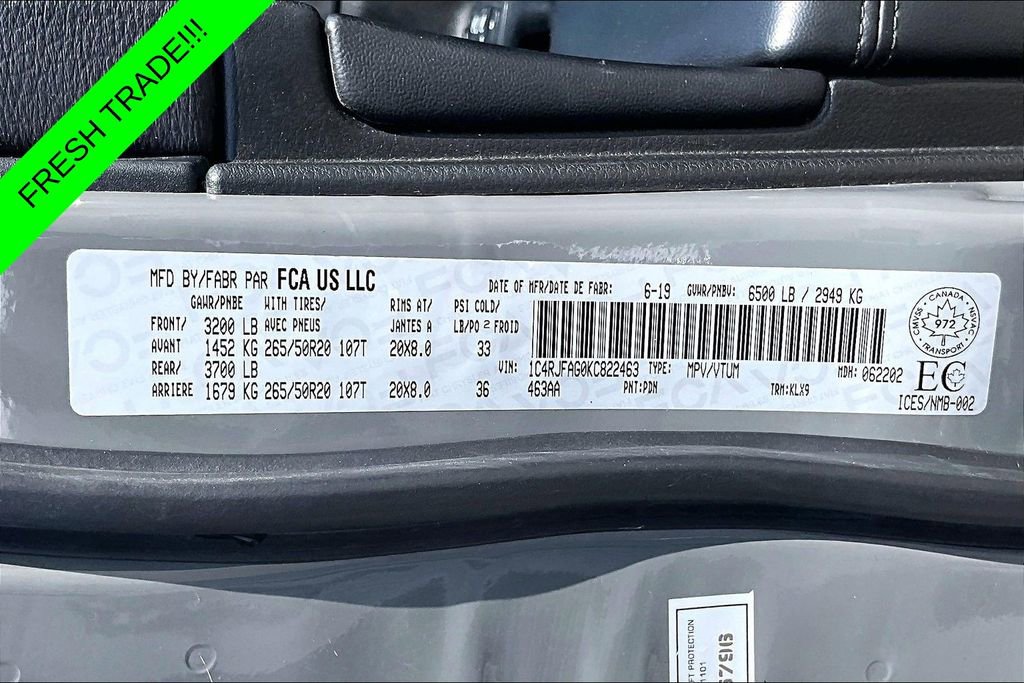 Used 2019 Jeep Grand Cherokee Altitude AWD/4WD image 18
