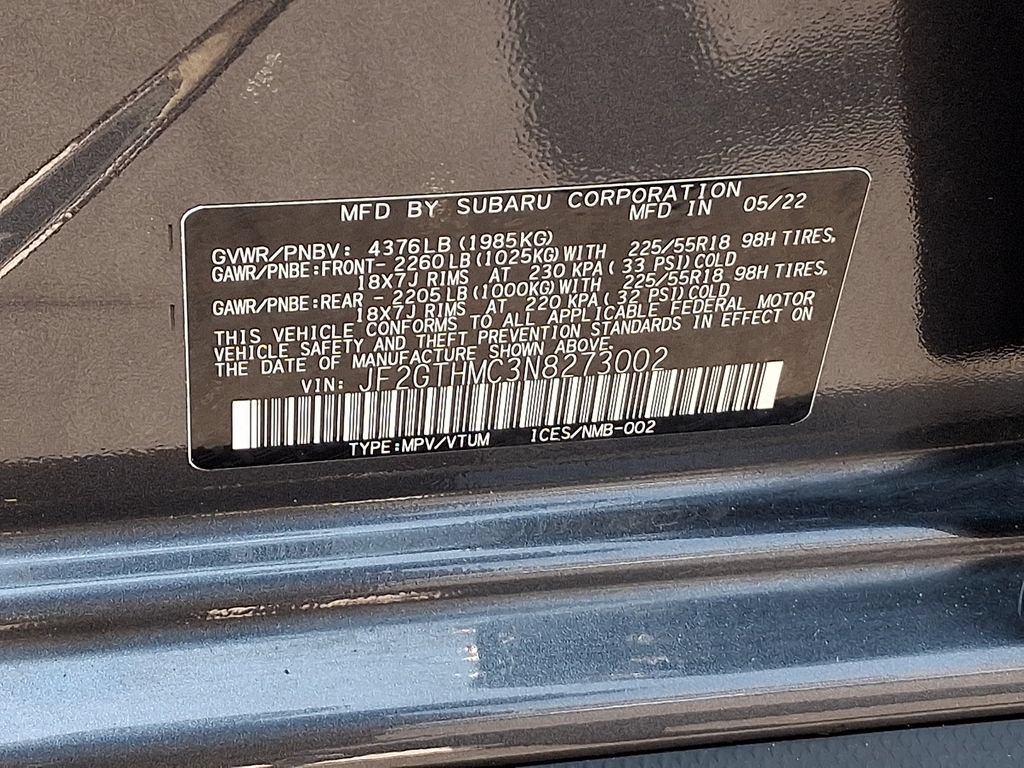 Used 2022 Subaru Crosstrek 2.5i Limited w/ Popular Package #4A AWD/4WD image 26