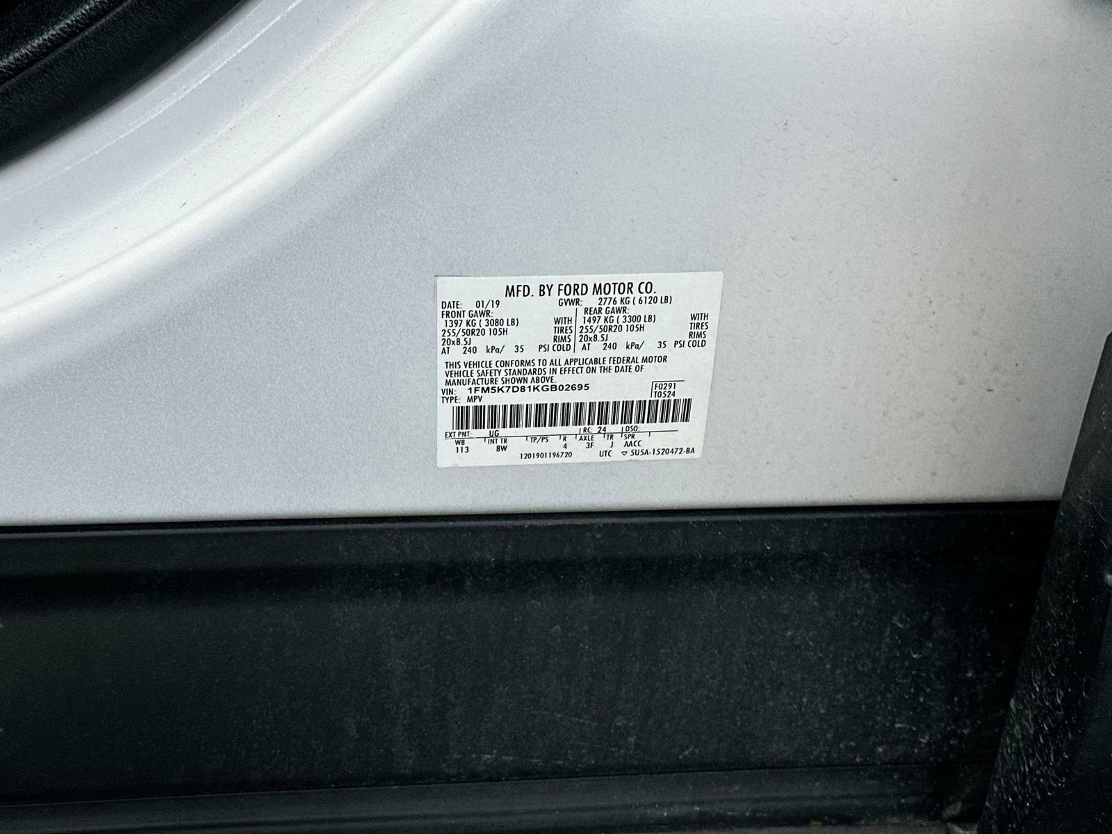 Used 2019 Ford Explorer XLT w/ Equipment Group 201A FWD image 34