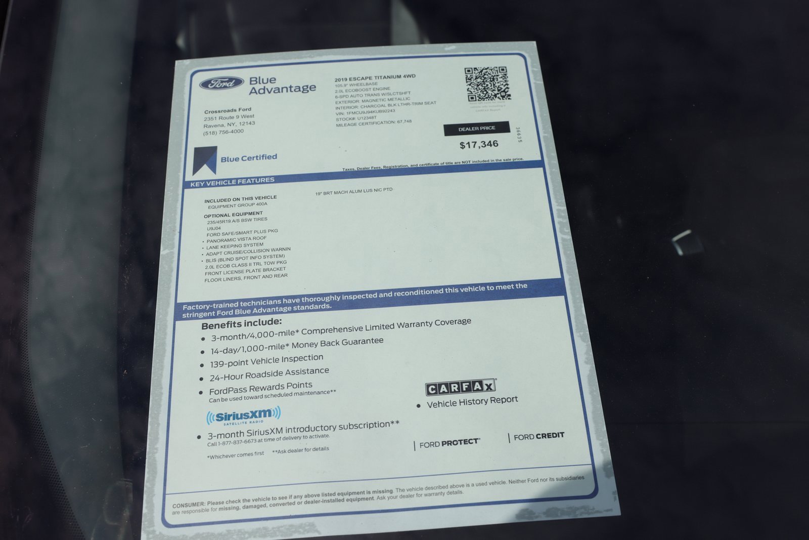Certified 2019 Ford Escape Titanium image 32